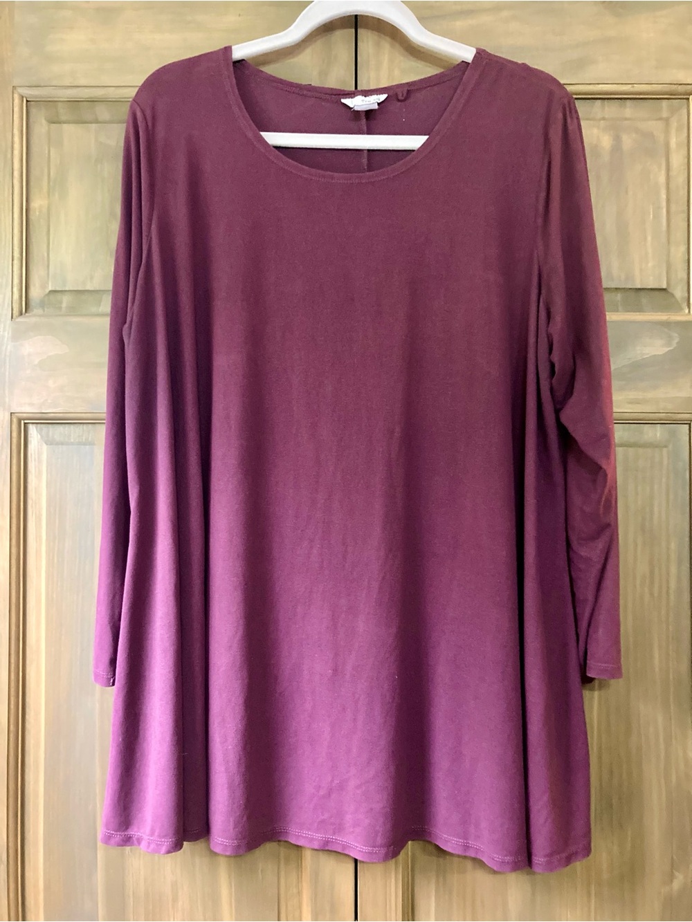 Tru Self Wine Red LS Top 2X